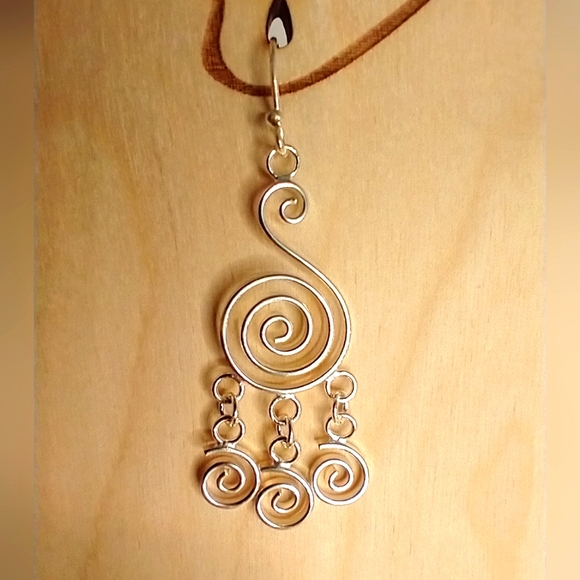 CLOSEOUT--Sterling silver earrings - Picture 2 of 4